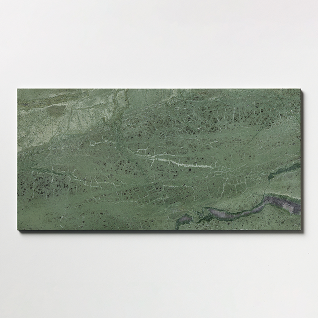 Verde Tia Polished  Marble Tile 12x24