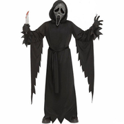 Kids Scream Ghost Face Gun Powder Costume
