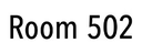 Room 502 logo