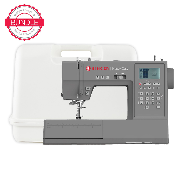 SINGER® Heavy Duty 6800C Sewing Machine & Hard Case Bundle