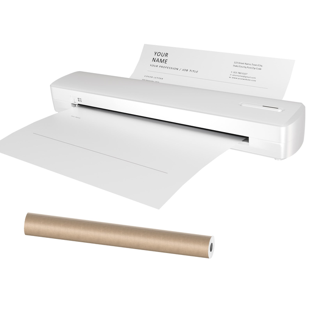 True Image TC80 Inkless Printer, Portable Letter/A4/Tattoo Thermal Printer