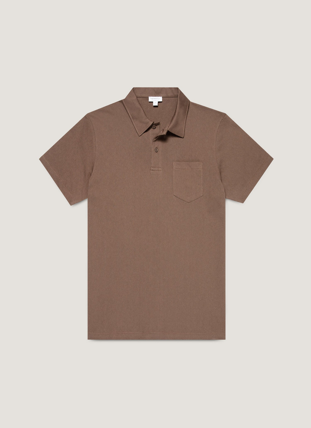 Men's Riviera Polo Shirt in Bark