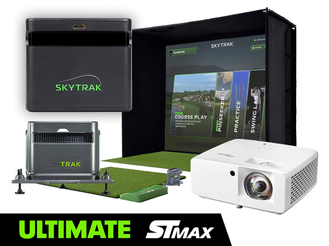 SKYTRAK ST MAX Golf Simulator | Ultimate Studio Package
