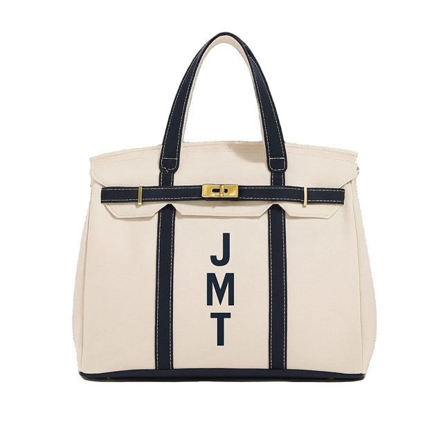 The Not Hettie Bag Navy Canvas