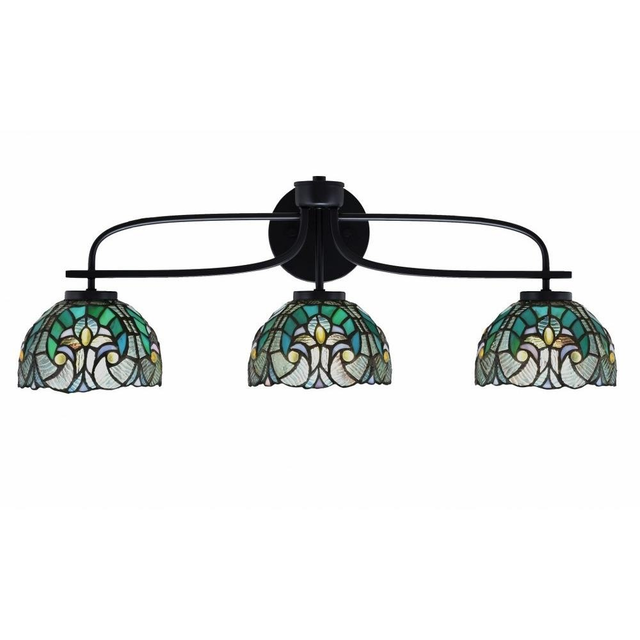 Cavella - 3 Light Bath Bar-9.75 Inches Tall and 28 Inches Length