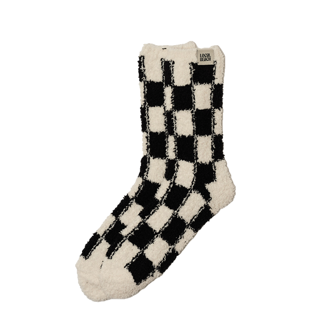 Checker Local Beach Cozy Socks