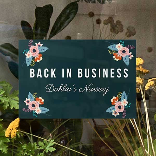 Corrugated Plastic Sign