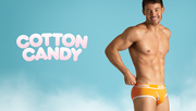 aussieBum Men's CottonCandy Orange Brief Underwear - M