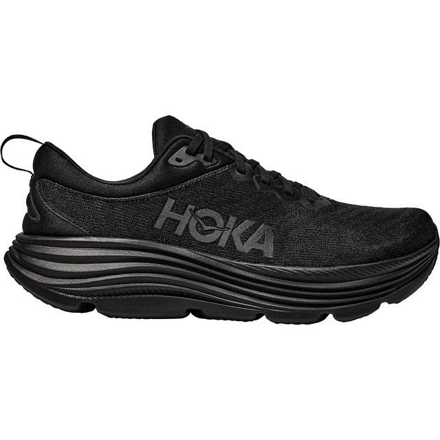 Men's Hoka Gaviota 5 Black/Black Mesh (Stability Support)