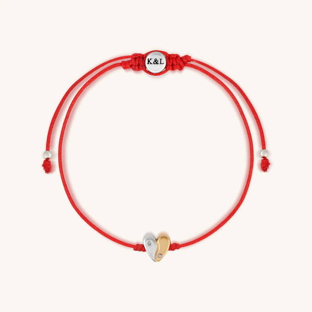 Harmonious Rhythm Red String Yin Yang Bracelet