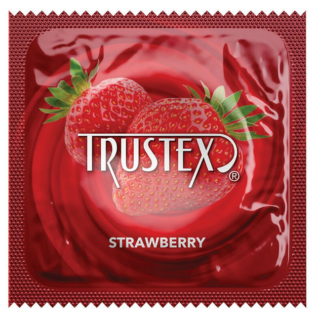 Trustex Strawberry Flavored Lubricated Condoms