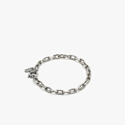 Sterling Silver Lock Chain Bracelet