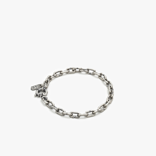 Sterling Silver Lock Chain Bracelet