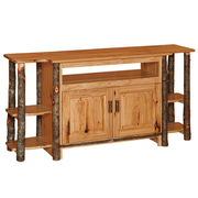 Saranac Hickory Bookend TV Stand