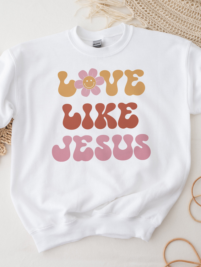Love Like Jesus Graphic Sweatshirt