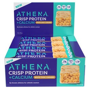 Athena Crisp Protein + Calcium White Choc Caramel 55g X 12
