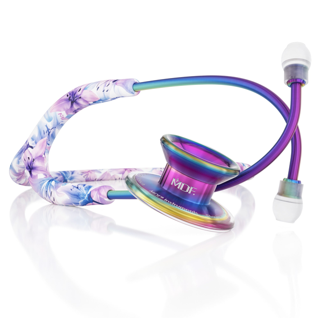 MD One® Epoch® Titanium Adult Stethoscope - Monet/Kaleidoscope