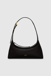 Cinder Mini Baguette - Black | Oroton