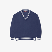 Men's Vintage Club V-Neck Sweater - Navy