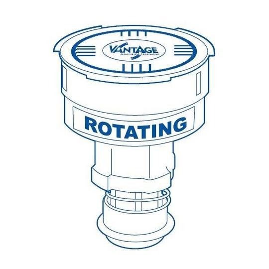 Paramount - Vantage In-Floor Circulation and Cleaning System Rotating Nozzle, Gray