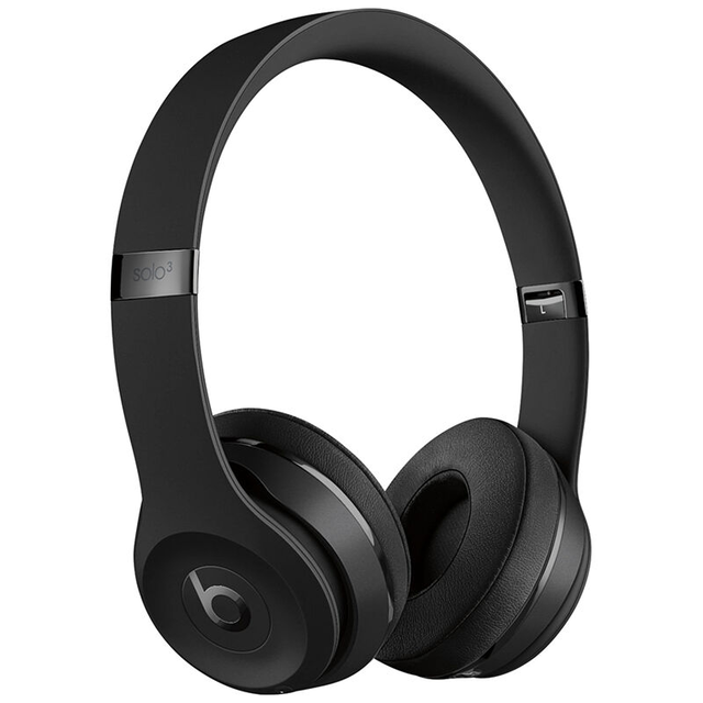 Beats Solo3 Wireless On-Ear Headphones with Apple W1 Headphone Chip - Black