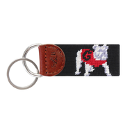 Georgia Bulldog Key Fob (Black)