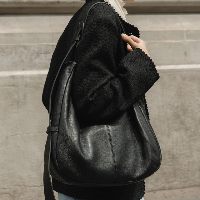 Hyde Hobo Bag Leather 4 Colors