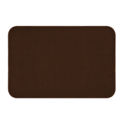 Skid-Resistant Area Rug Chocolate Brown