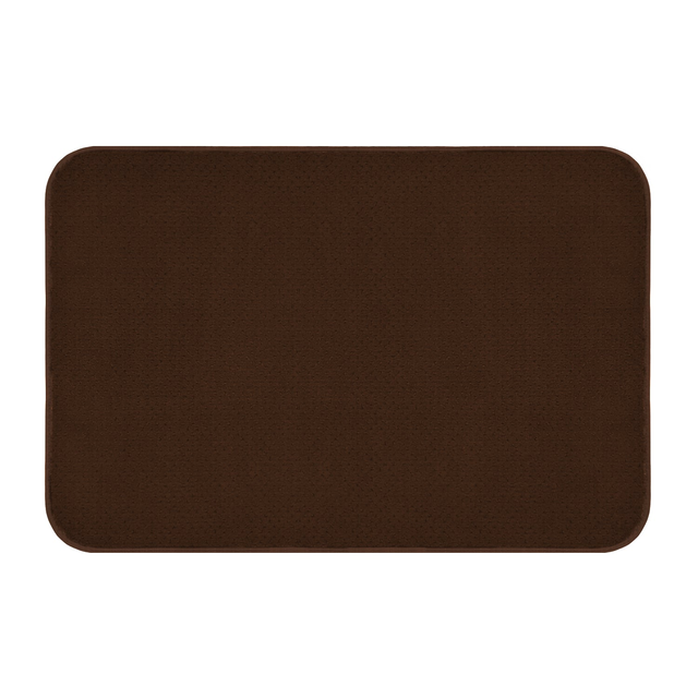 Skid-Resistant Area Rug Chocolate Brown
