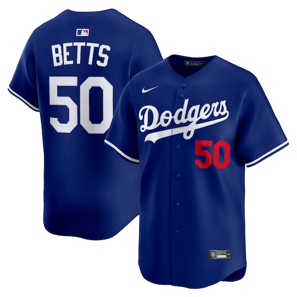 Men's Los Angeles Dodgers Mookie Betts Nike Royal Alternate Limited Player Jersey