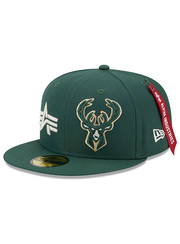 New Era Alpha Industries 59Fifty E1 Milwaukee Bucks Fitted Hat