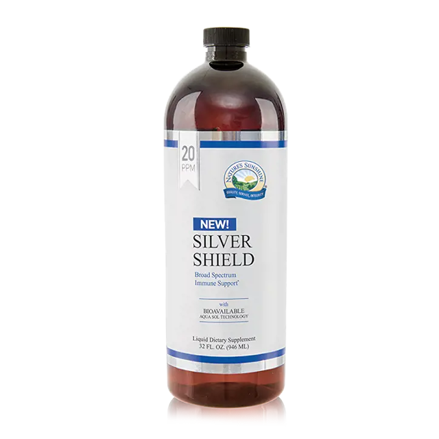 Silver Shield w/ Aqua Sol