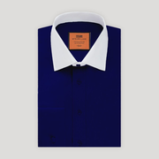 Poplin | French Cuff | 100% Cotton | Midnight Blue