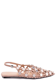 The Attico Grid Ballerina Shoes