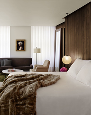 London Faux Fur Throw