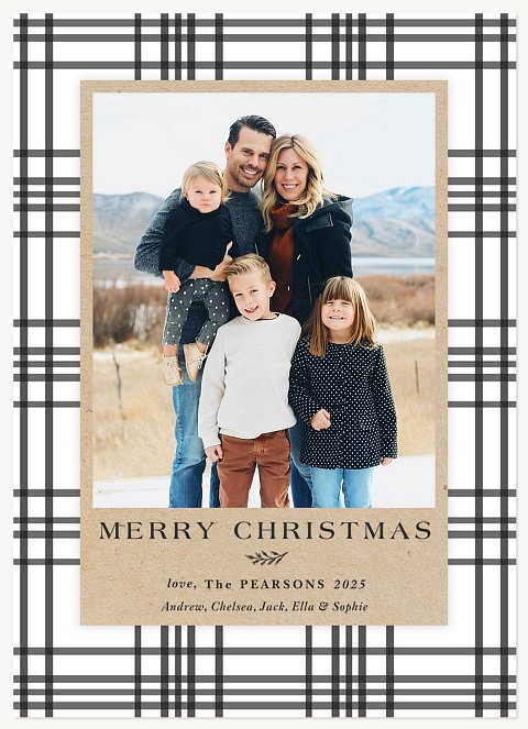 Farmhouse Plaid | Christmas Cards