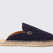 Scarosso Espadrilles Manuel Blue Suede Suede Leather