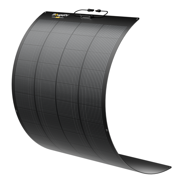 BougeRV Arch Pro 200W N-Type TOPCon Flexible Solar Panel (12V/24V Compatible)