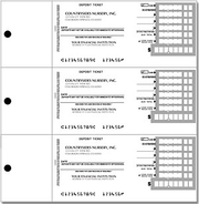 Desk Set Deposit Slips