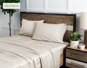 Bamboo Cotton Sheet Set - Driftwood