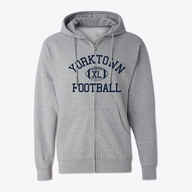 Rockport Massachusetts Varsity Cotton Zipper Hoodie Sweatshirt