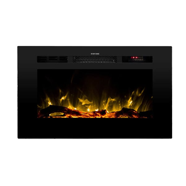 The Sideline 28 Inch Recessed Smart Electric Fireplace 80028