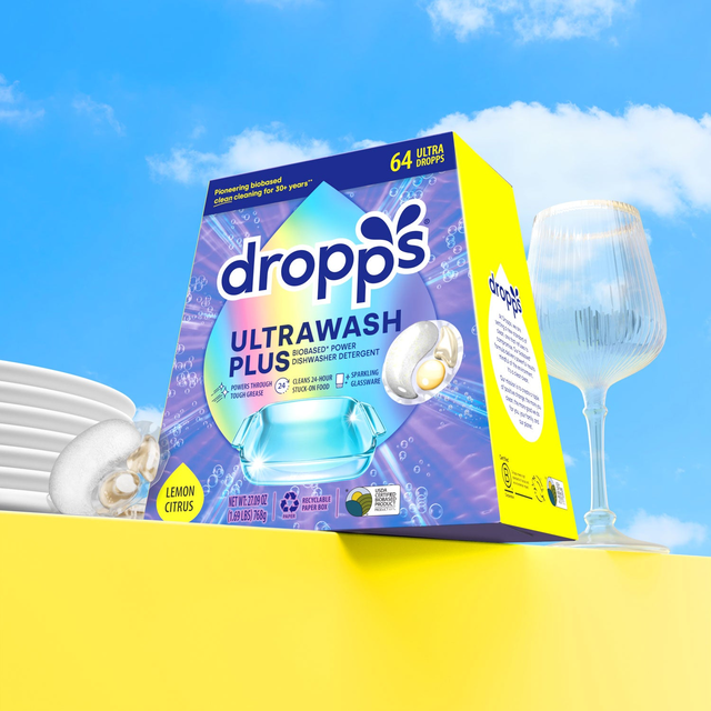 UltraWash Plus Biobased Power Dishwasher Detergent Pods, Lemon Citrus