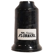'-0900 Black  - Floriani 40wt Polyester Thread