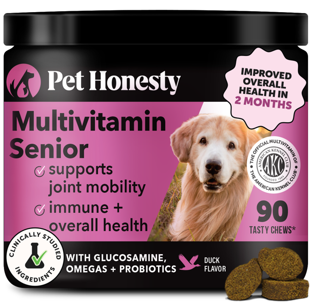 Multivitamin 10-in-1 Chews for Senior Dogs (Duck Flavor)