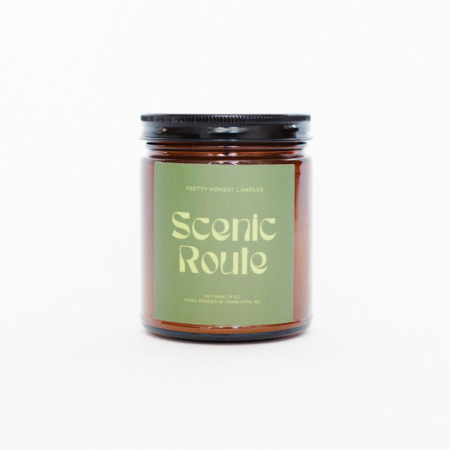 Eucalyptus and Pine Candle: Scenic Route Candle