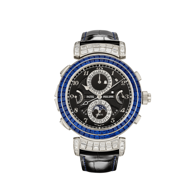 Patek Philippe Grand Complications 6300/401G-001 Grandmaster Chime White Gold Blue Sapphires (2024)