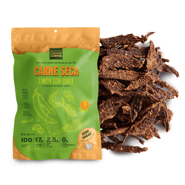 CARNE SECA - LIMON CON CHILE BEEF JERKY