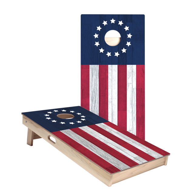 Betsy Ross Flag Professional Cornhole Boards