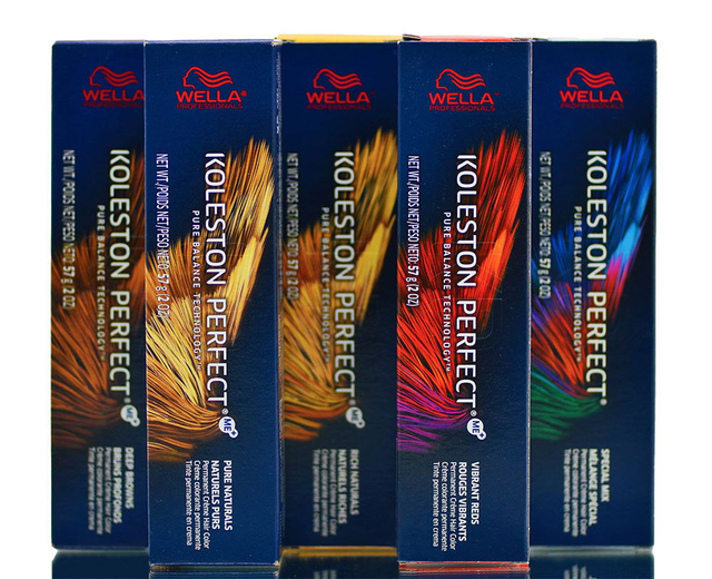 0/00 Pure Shine, Wella KOLESTON PERFECT ME+ Permanent Creme Haircolor Dye, 2 oz